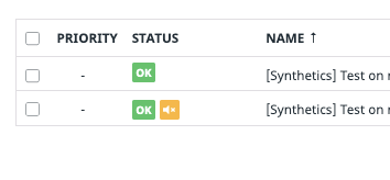 Muted Datadog Monitor