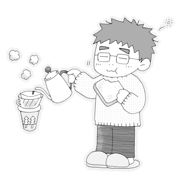 Dripping coffee